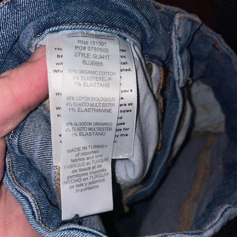 Good American destroyed hem cropped jeans - Picture 4 of 4